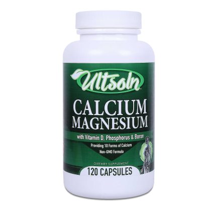 Ultsoln Calcium Magnesium–120 capsuleswith Vitamin D Phosphorus Boron