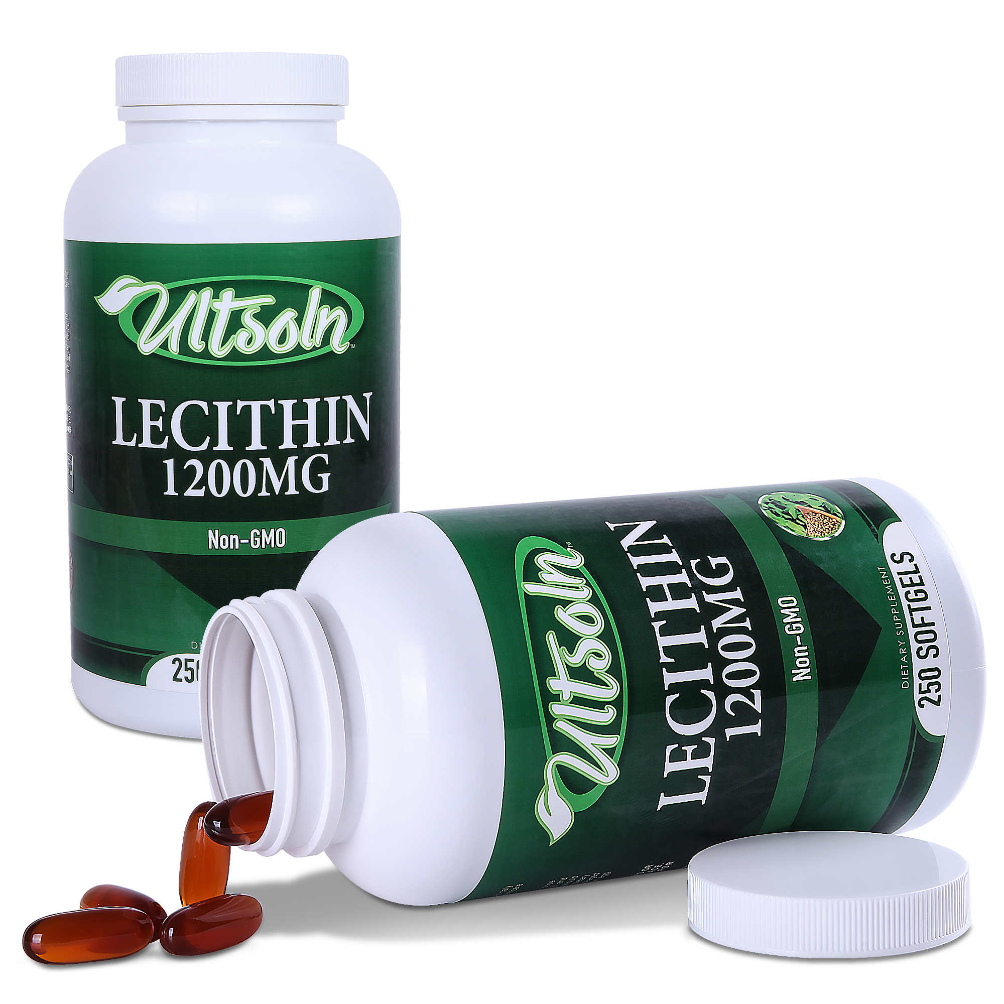 Ultsoln Lecithin 1200mg - 100 softgelNon-GMO - Image 5